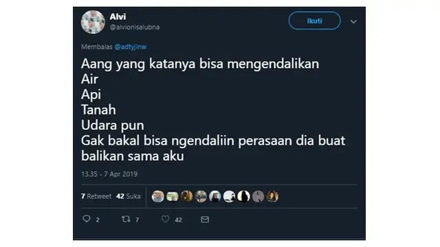 Hal yang Tidak Bisa Dikendalikan Aang si Avatar