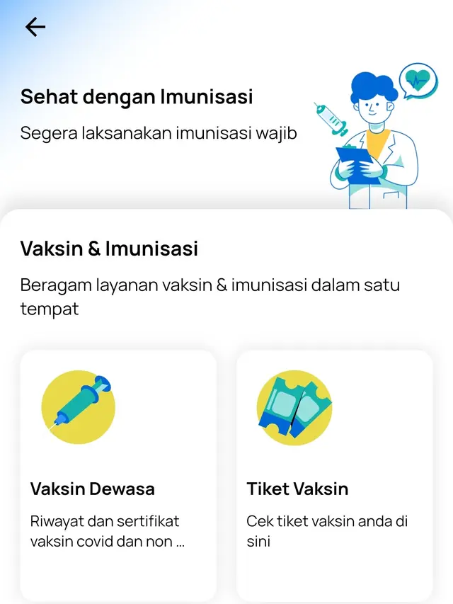 Aplikasi Satu Sehat Mobile.