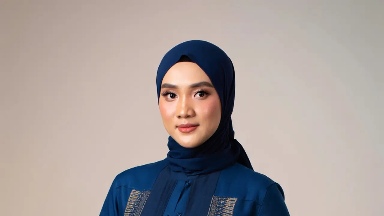 Gamis Linen Kombinasi Songket Elegan
