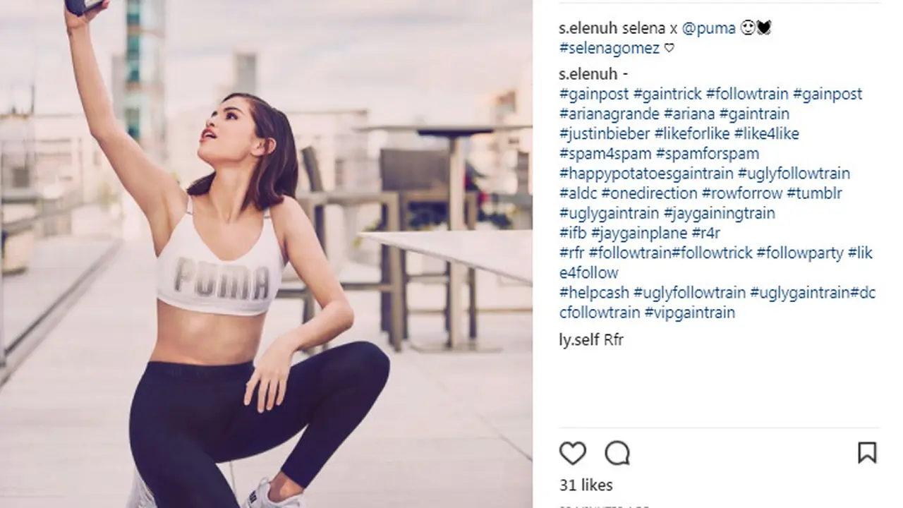 Selena Gomez Pamer Abs dalam Kampanye Sepatu Olahraga