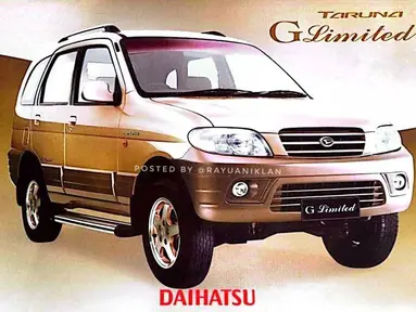 Daihatsu Taruna yang menjadi cikal bakal Daihatsu Terios dan Toyota Rush. (Source: Instagram/@rayuaniklan)
