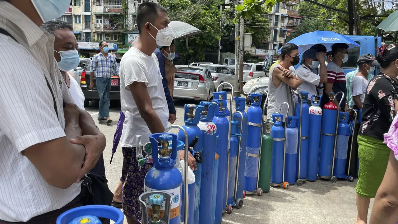Oksigen Langka di Myanmar