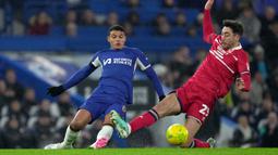 Tim asuhan Mauricio Pochettino bukan saja menghujani gawang lawannya dengan 6 gol, tapi juga membalas kekalahan 0-1 di leg pertama. Chelsea pun menang agregat 6-2. (AP Photo/Kin Cheung)