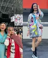 Marshanda dan putrinya, Sienna, kompak tampil feminim saat nonton konser Taylor Swift di Singapura. [@marshanda99/@iisdahlia]