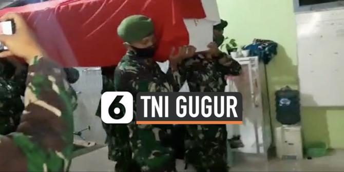 VIDEO: Jenazah Prajurit TNI Korban Penembakan KKB Papua Tiba di Banjar