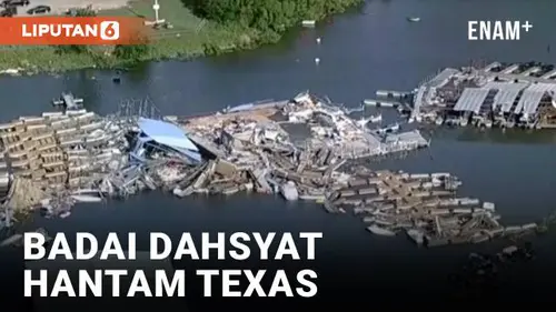 VIDEO: Badai Dahsyat Hantam Texas, Oklahoma, dan Arkansas, 14 Tewas