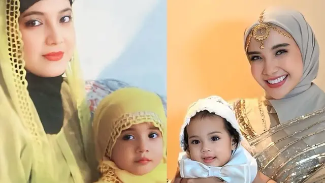 Momen Zaskia Sungkar Akhirnya Ungkap Wajah Baby Humaira ke Publik. (instagram/zaskiasungkar15)