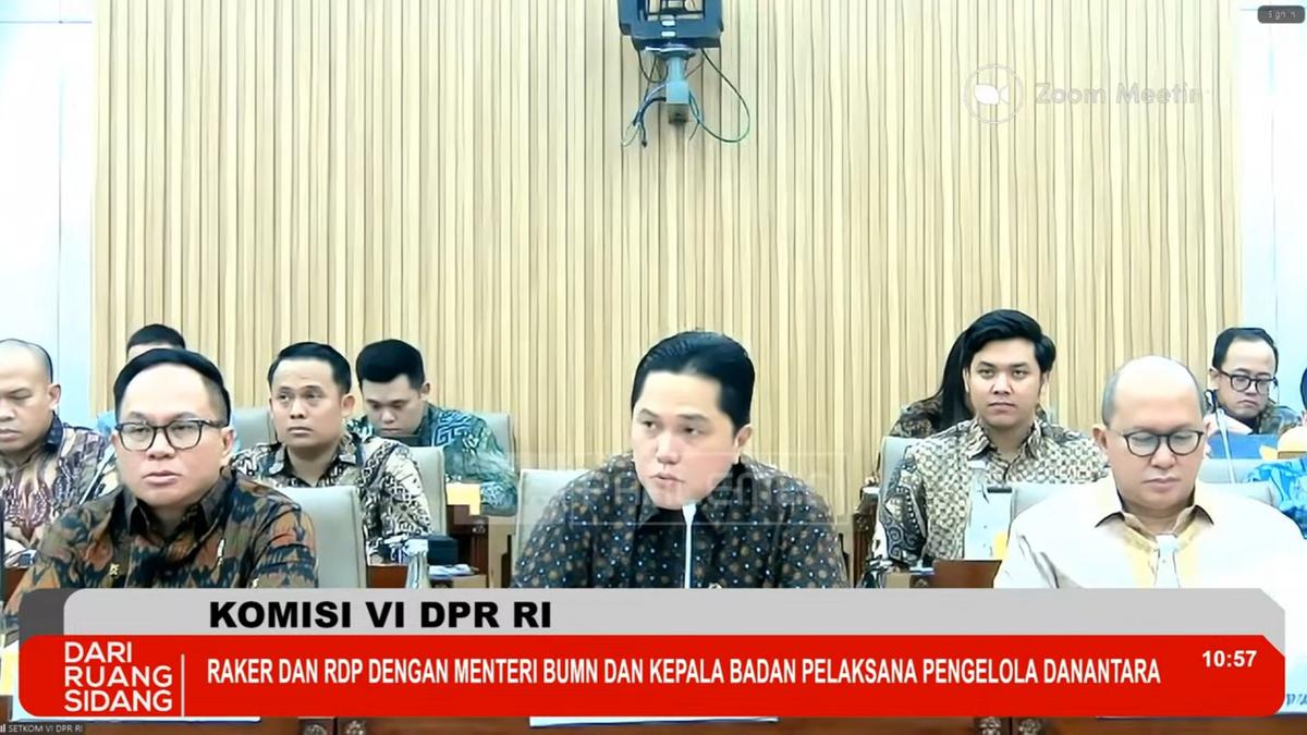 Erick Thohir Boyong Rombongan Danantara Sambangi Komisi VI DPR RI, Bahas Apa?