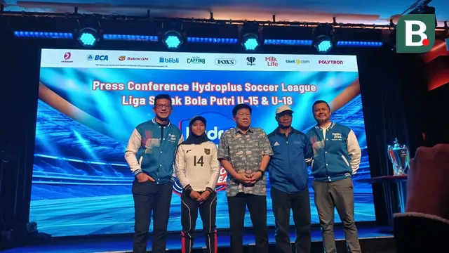 Konferensi pers HYDROPLUS Soccer League