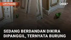 Momen ketika seorang perempuan sedang berdandan kemudian dipanggil seperti suara anaknya menarik perhatian
