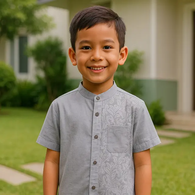 Model Baju Anak Laki laki Umur 7 Tahun Terbaru (created by AI)