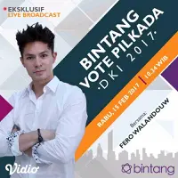 Live Streaming Bintang Vote Pilkada DKI Bersama Fero Walandouw. (Digital Imaging: M. Iqbal Nurfajri)