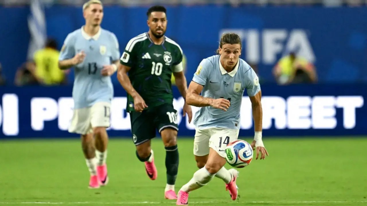 Timnas Arab Saudi vs Timnas Uruguay