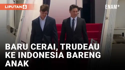 VIDEO: Baru Cerai, PM Kanada Justin Trudeau Hadiri KTT ke-43 ASEAN Bareng Anak
