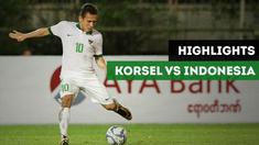 Timnas Indonesia menelan kekalahan 0-4 dari tuan rumah, Korea Selatan dalam Kualifikasi Piala Asia U-19, Sabtu (4/11/2017).