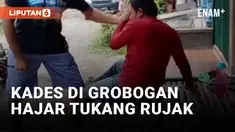 Viral! Kades di Grobogan Jotos Pedagang Rujak Keliling
