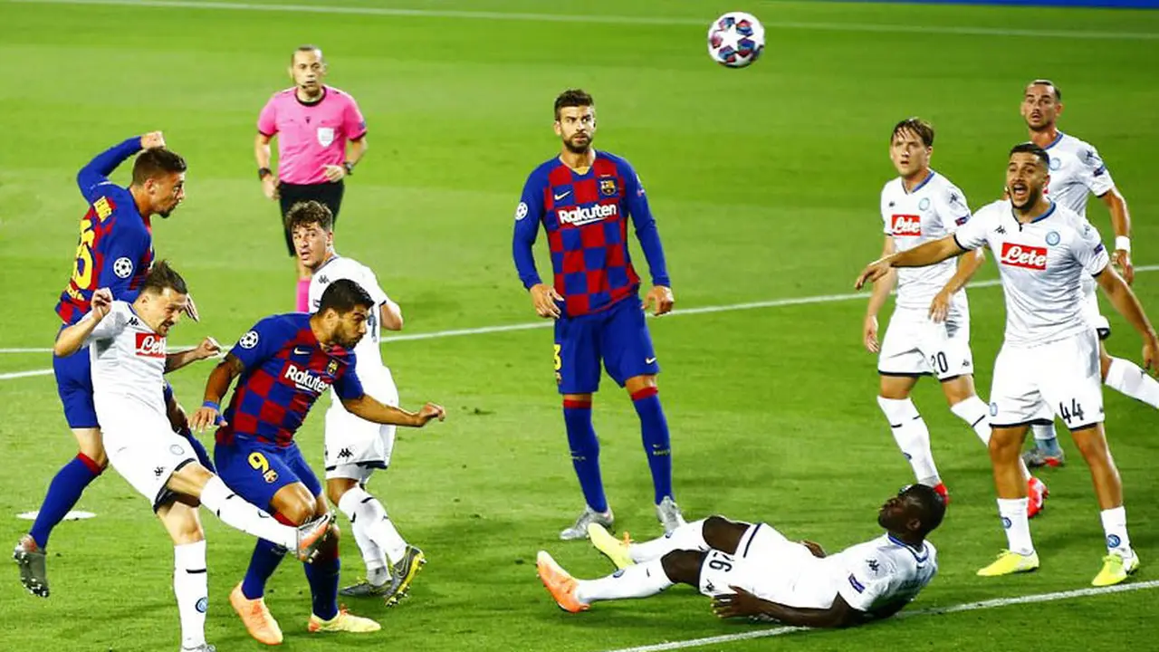 Lionel Messi Cetak Gol, Barcelona Singkirkan Napoli dari Liga Champions