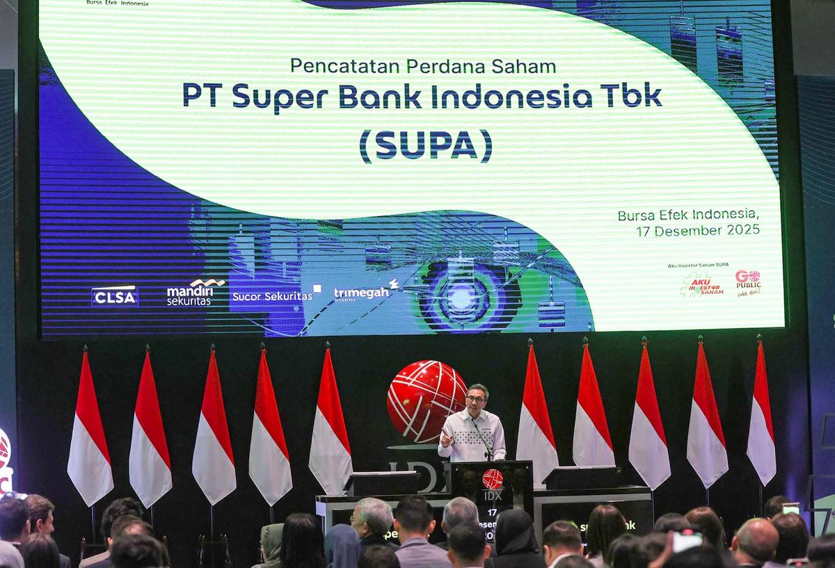 FOTO: Superbank Resmi Melantai di Bursa Efek Indonesia
