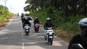 Uji Ketangguhan New Honda Vario 160 di Jalur Menantang Belitung