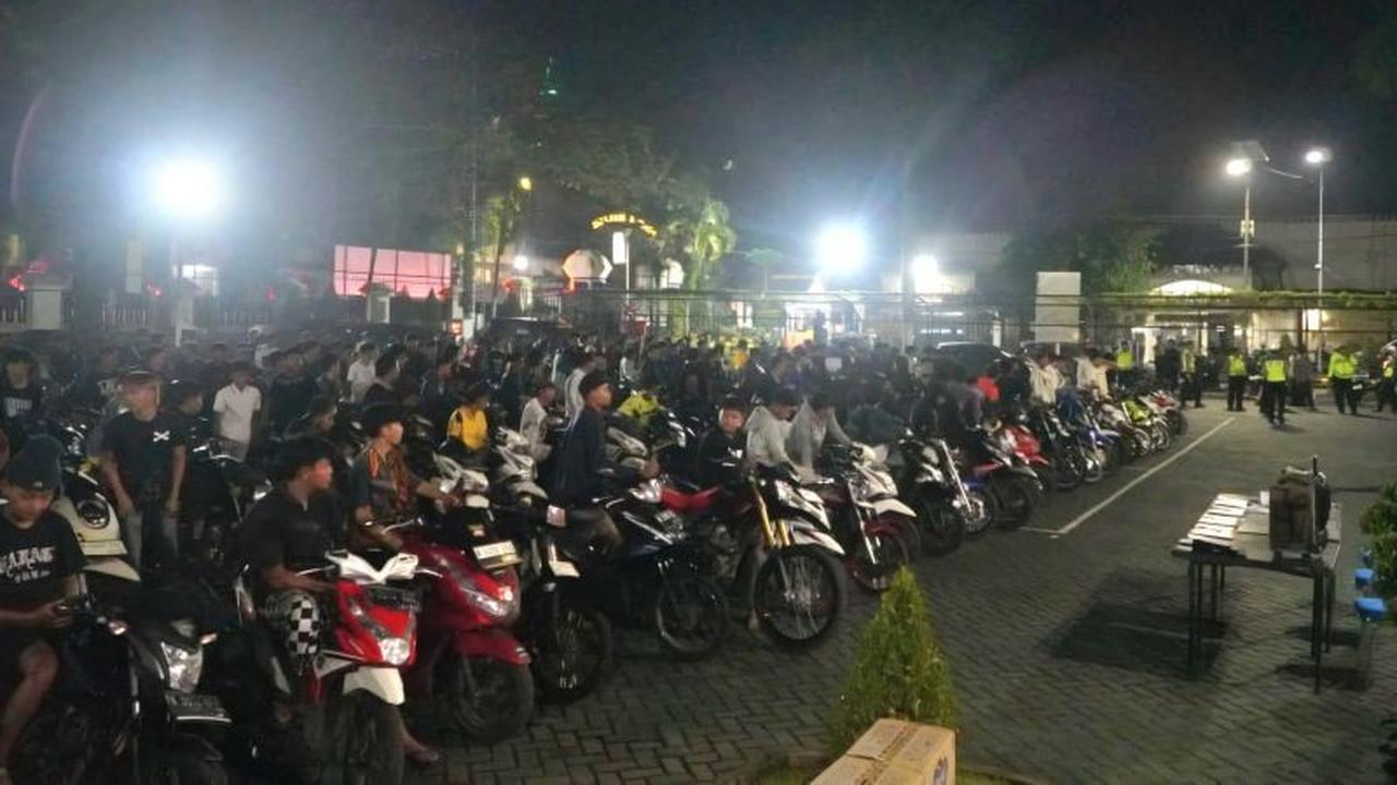Polisi Sita Ratusan Kendaraan Balap Liar di Malang dalam Operasi Zebra Semeru