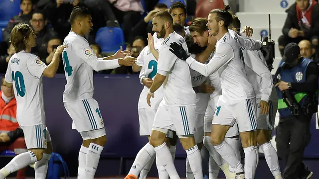 Ditahan Imbang Lavente 2-2, Real Madrid Gagal Valencia