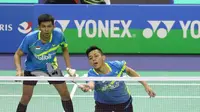 Ganda putra Fajar Alfian/Muhammad Rian Ardianto menjadi salah satu wakil Indonesia yang akan berjibaku pada babak perempat final Prancis Terbuka Super Series 2017, Jumat (27/10/2017). (PBSI)