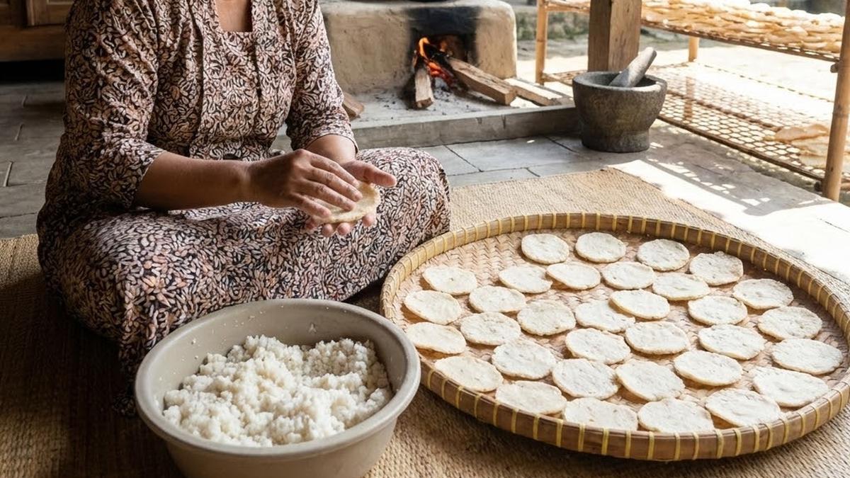 Cara Membuat Kerupuk dari Nasi Sisa yang Renyah dan Mekar Sempurna