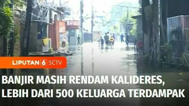 Meski tidak lagi turun hujan, banjir masih merendam permukiman warga di dua kelurahan di Kalideres, Jakarta Barat, hingga Sabtu siang. Sementara itu, ratusan warga korban banjir di Semper Barat, Cilincing, Jakarta Utara, masih menghuni lokasi pengung...
