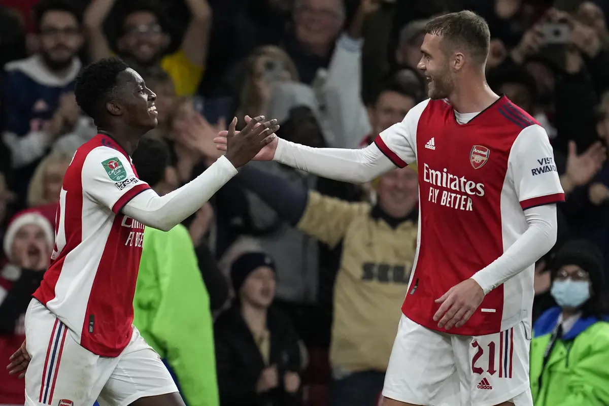 Eddie Nketiah - Arsenal - Piala Liga Inggris