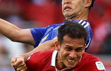 FOTO: Momen Sengit Indonesia Vs Jepang di Laga Terakhir Grup D Piala Asia 2023, Gol Penalti & Bunuh Diri Antar The Samurai Blues ke 16 Besar