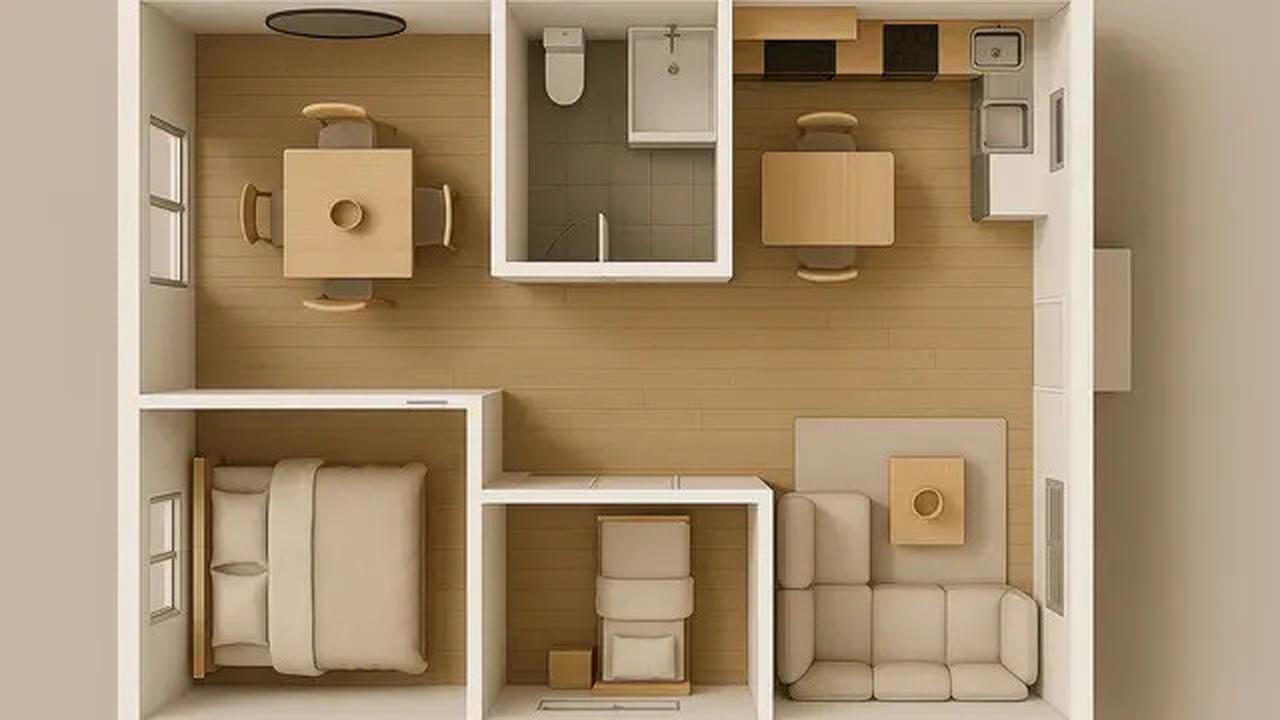 5 Model Rumah Sederhana Berukuran 9x6 Meter, Denah Ruang Minimalis Sedang Populer Tahun 2025