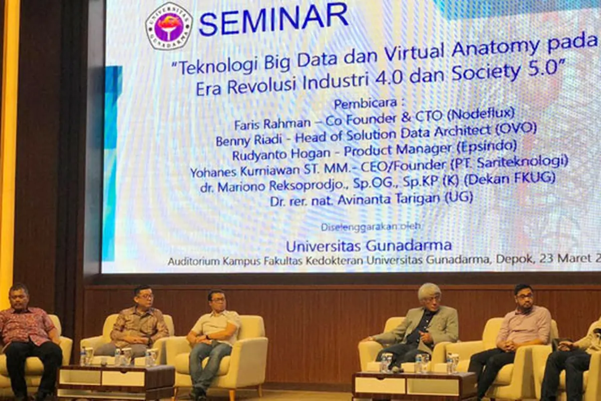 Seminar Big Data dan Virtual Anatomy pada Era Revolusi Industri 4.0 dan Society 5.0