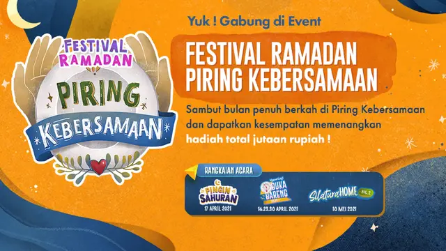 KLY siap persembahkan  program Piring Kebersamaan dalam Festival Ramadan 2021
