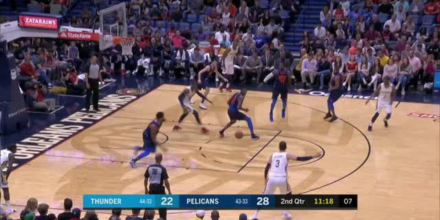 VIDEO : Cuplikan Pertandingan NBA, Thunder 109 vs Pelicans 104