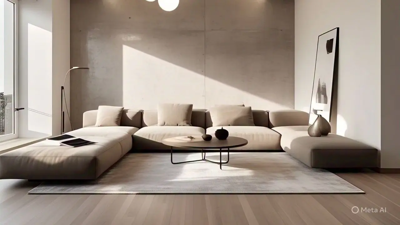 Model Plafon Gypsum Ruang Tamu Persegi Panjang Minimalis