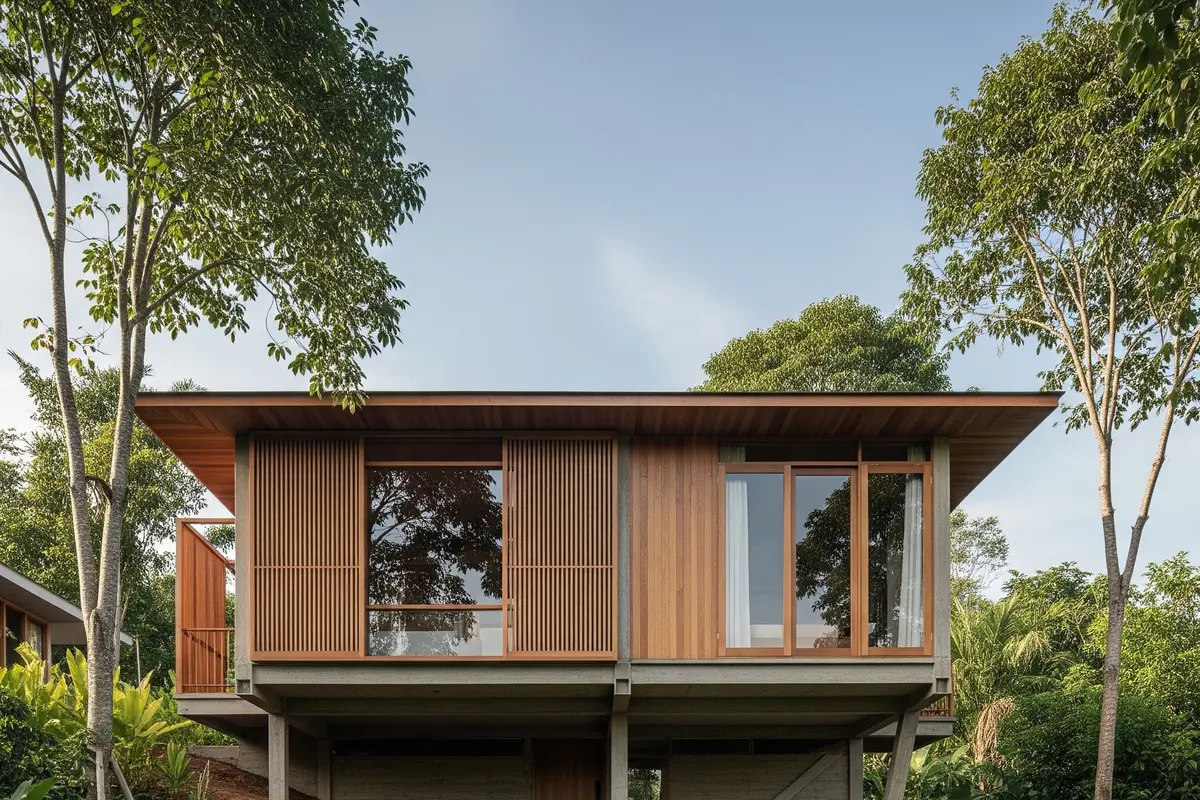 Model Rumah yang Cocok Dibangun di Lahan Menurun