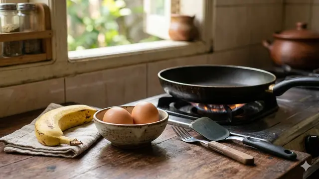 Cara Membuat Pancake 2 Bahan (Foto: Gemini AI)