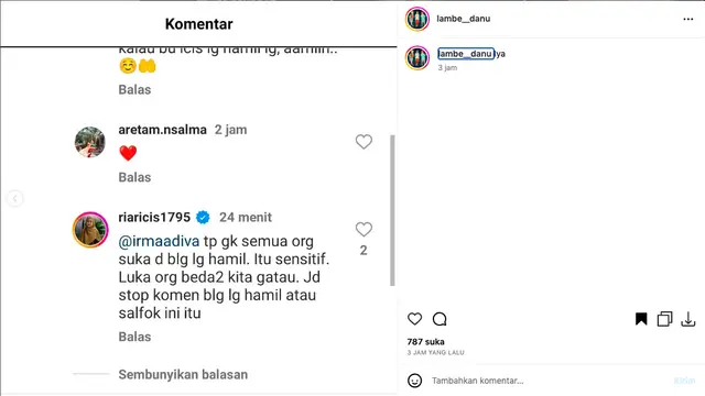 Ria Ricis Sensi Disebut Tengah Hamil Lagi: Jangan Body Shaming Dong, Namanya Juga Baru Melahirkan. (instagram.com/riaricis1795)