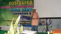 Citizen6, Jawa Tengah: Pendidikan layanan khusus (PLK) anak-anak korban konflik di Timika, Papua, di PLK Bima Sakti, Desa Cangkring, Kec. Karanganyar, Kab. Demak, setelah delapan bulan mengikuti pendidikan, siap kembali ke Papua. (Pengirim: Sadi)