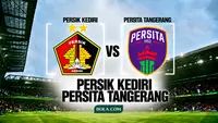 Ilustrasi Persik Kediri Vs Persita Tangerang, BRI Super League. (Bola.com/AI)