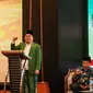 Ketua Umum PBNW, TG Zainuddin Atsani saat memberikan sambutan pada Rakow PBNW di Mataram, Kamis (15/02/2024)