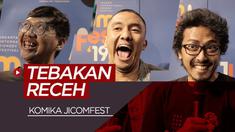 Berita Video Bermain Tebakan Receh Pesepakbola Dunia Bersama Komika JICOMFEST 2019