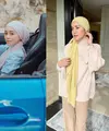 Lesti Kejora tak jarang tampil dengan gaya hijab turban yang mencuri perhatian. [@lestykejora].