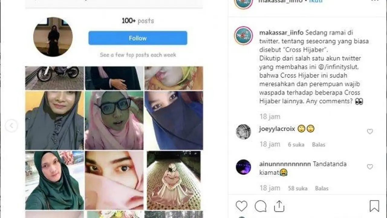 Tangkapan layar Komunitas Crosshijaber. (Foto: Liputan6.com/Polres Kebumen/Muhamad Ridlo)
