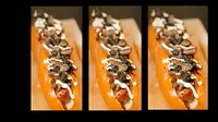 Hot dog yang pecahkan rekor dunia. (News.co.au)