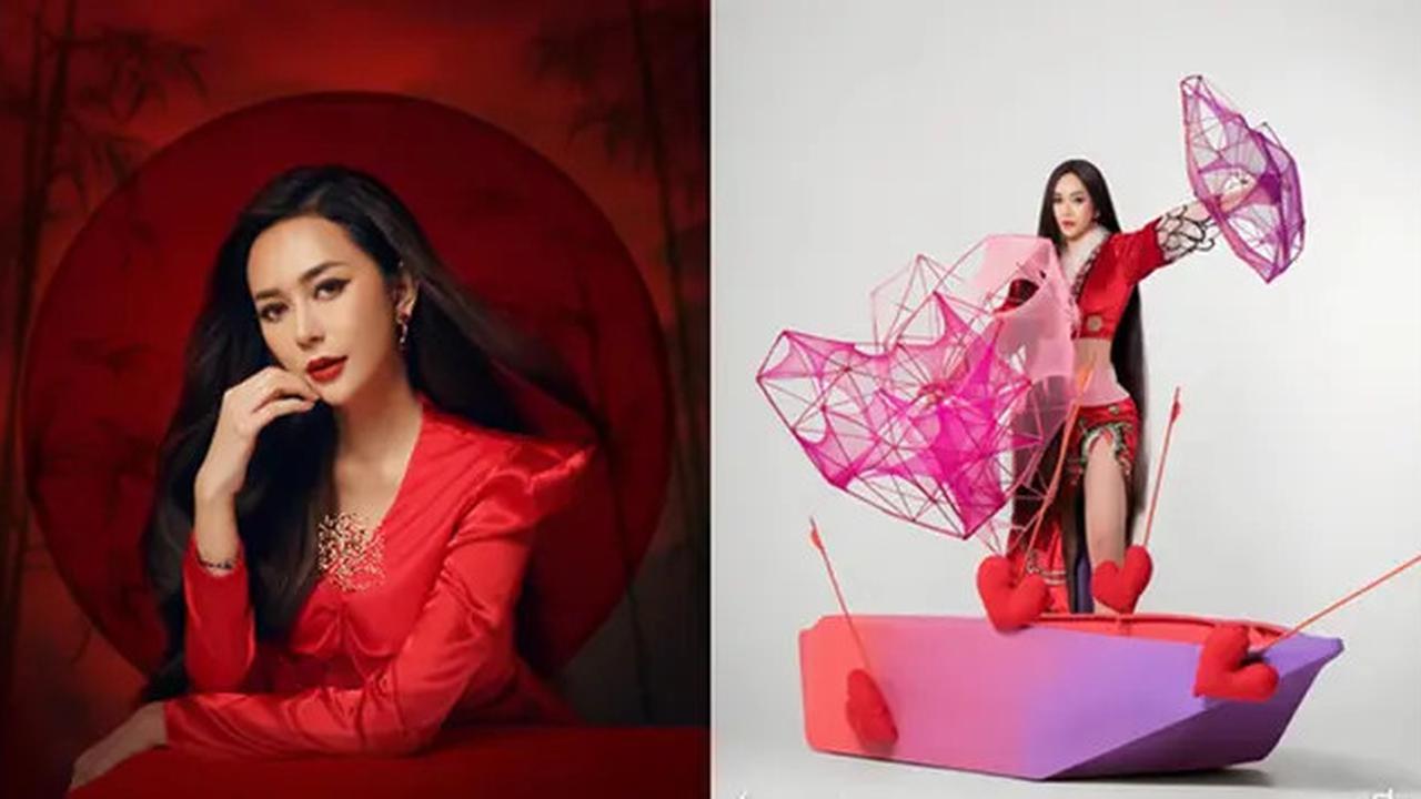 Menyambut Imlek, Aura Kasih memukau dalam cosplay Boa Hancock, ratu bajak laut dari One Piece.
