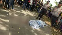 Seorang pria warga Tanete Riattang, Bone, Sulsel, tewas mengenaskan di tangan anak tiri. (Liputan6.com/Fauzan)
