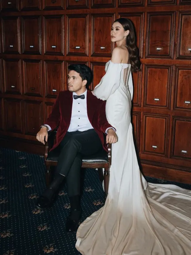 Potret prewedding Aaliyah Massaid dan Thariq Halilintar H-1 menikah. (Dok: IG @aaliyah.massaid https://www.instagram.com/p/C91bHgLSsSm/?igsh=cTQyOGtkY3V4Njk3)
