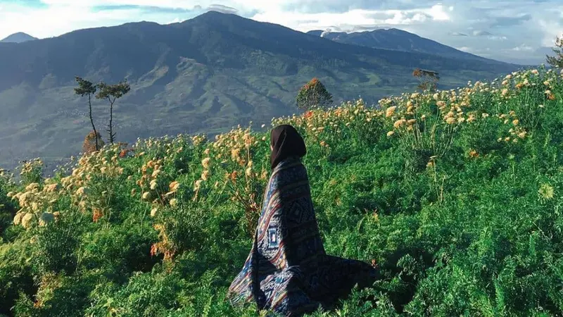 Pendaki di Gunung Artapela