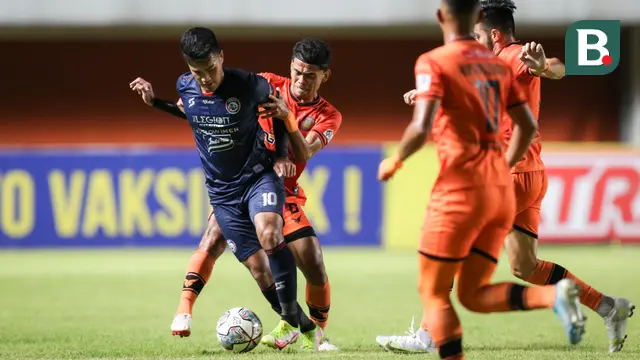 Foto: Carlos Fortes Gacor, Arema Cukur Persiraja di Pertandingan Lanjutan BRI Liga 1